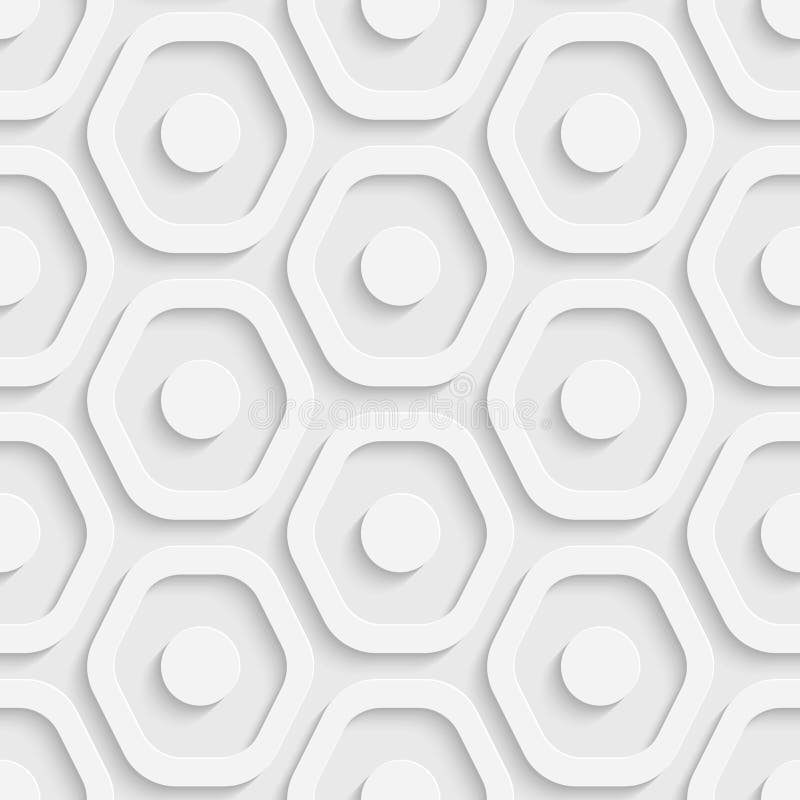 Seamless Hexagon Pattern vector illustration