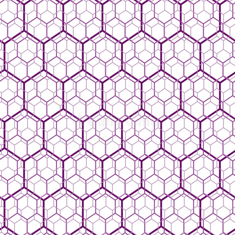 Seamless hexagon web royalty free illustration