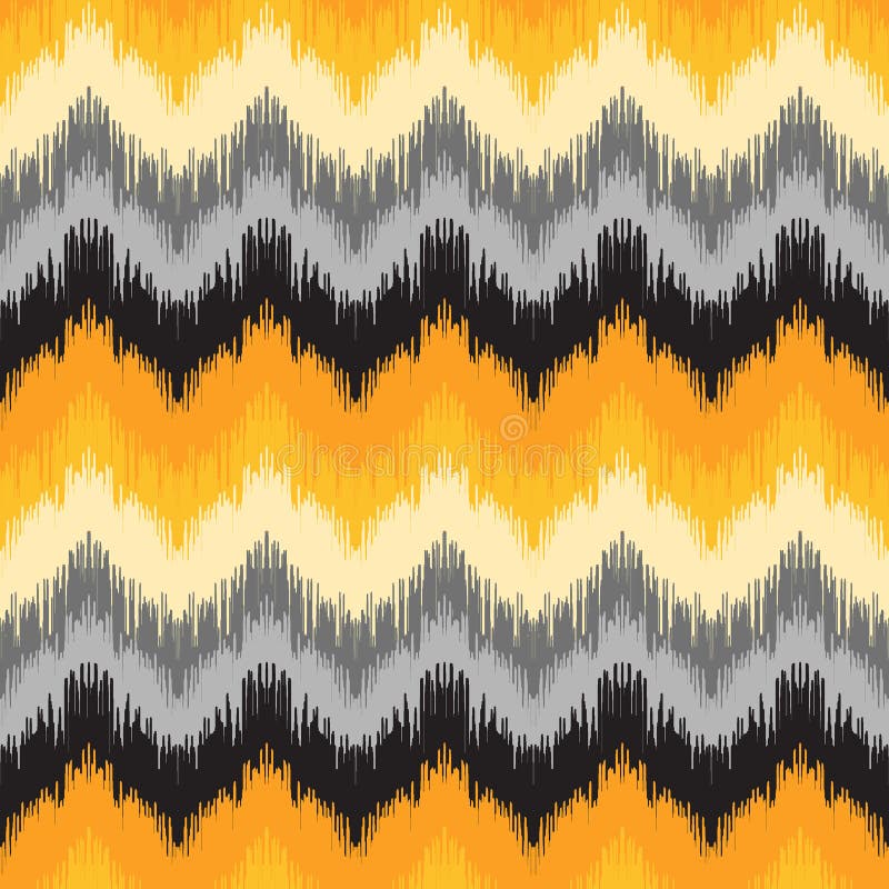 Seamless ikat pattern.