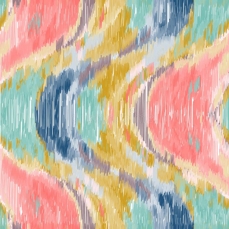 Seamless Ikat Pattern