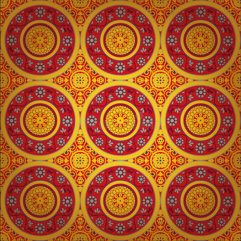 Seamless indian texture. Seamless orient paisley fabric background pattern in vector, Indian texture