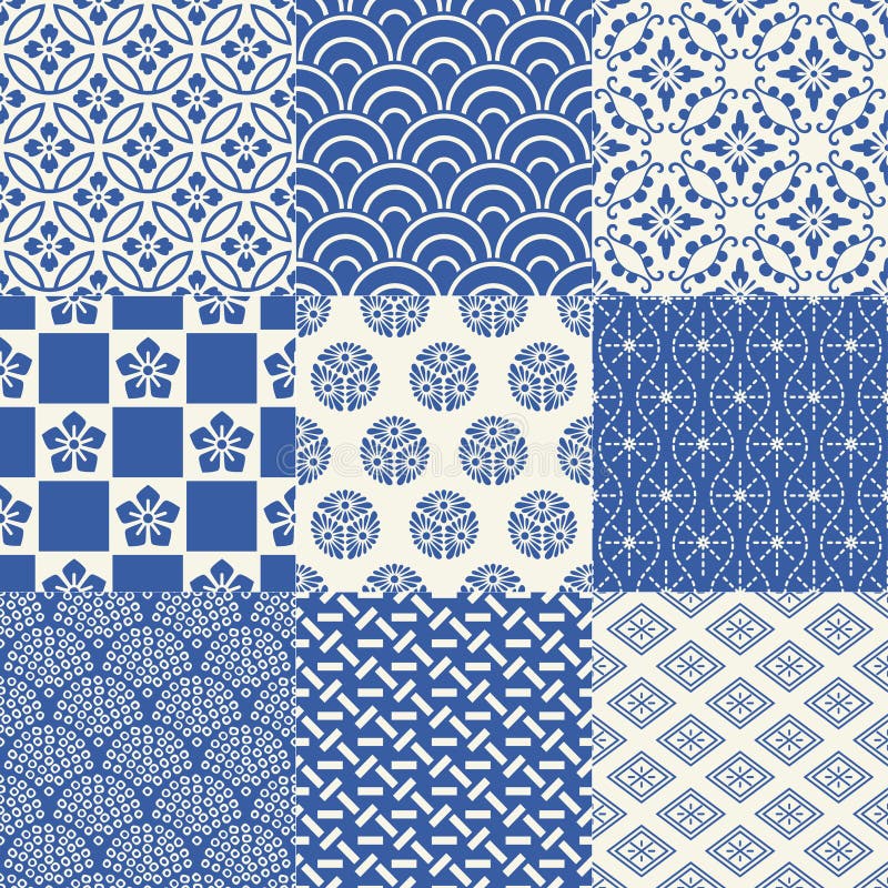 Seamless japanese pattern stock vector. Illustration of lattice - 50401944