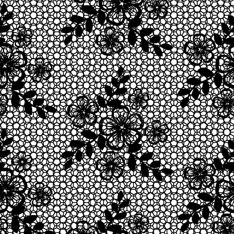 Seamless lace pattern stock illustration. Illustration of curves - 34757409