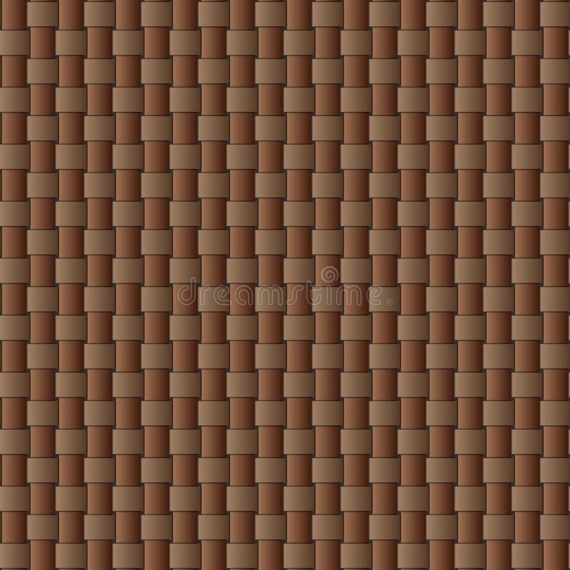 The Seamless Leather Weaving Style Pattern Stock Vector Illustration
