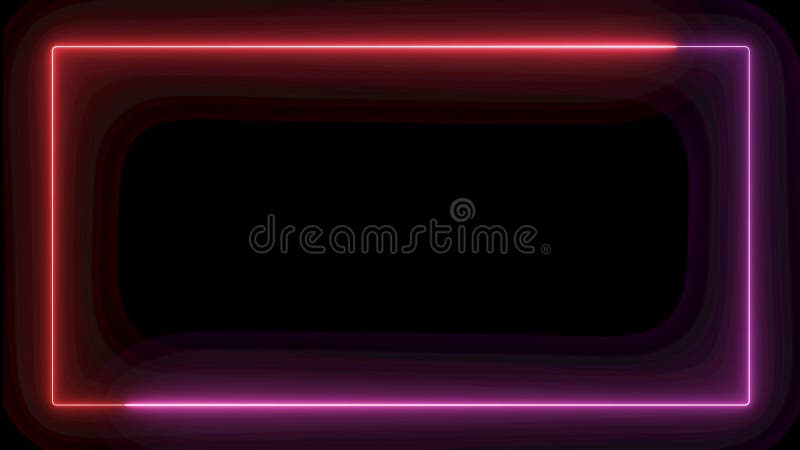 Seamless Looping Lightning Neon Energy Frame Stock Video - Video of light,  dark: 165352505