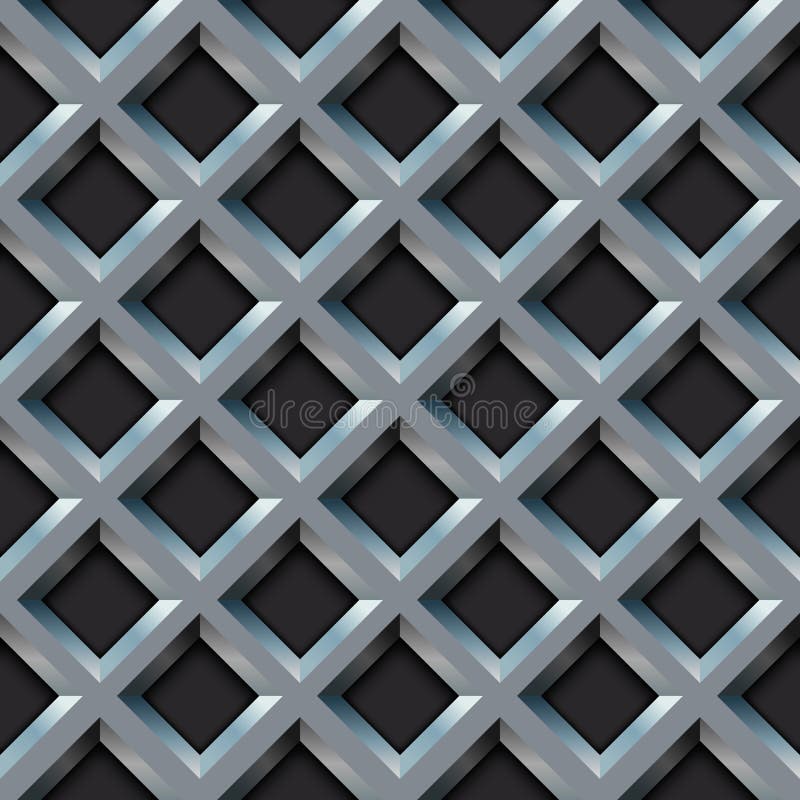 Seamless metal grill