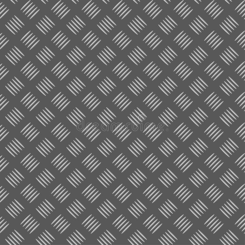 Seamless metall plate vector illustration