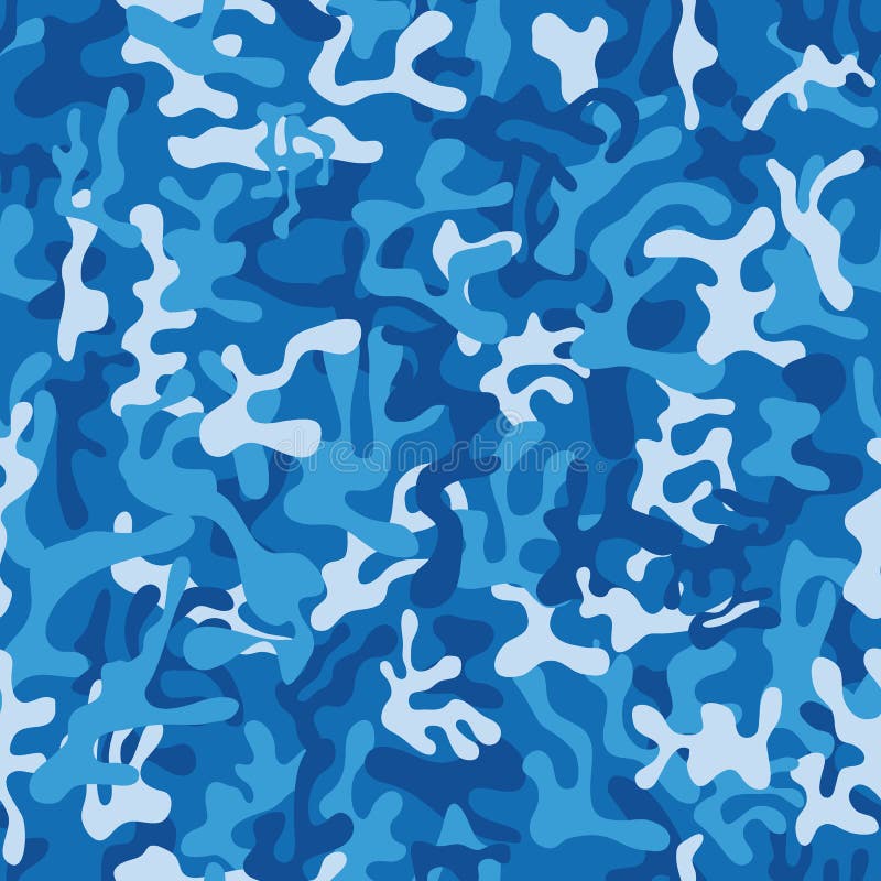 Seamless Military Camouflage Pattern Stock Vector - Illustration of ...