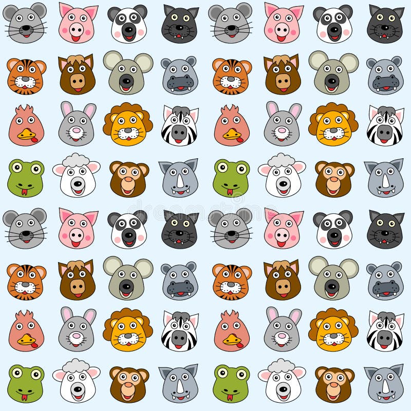 seamless modell för 2 djur royaltyfri illustrationer seamless modell för 2 djur royaltyfri illustrationer