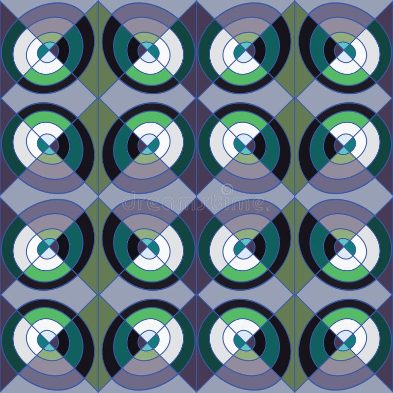 Seamless modern pattern or background with squares and circles. vector illustration Seamless modern pattern or background with squares and circles. vector illustration