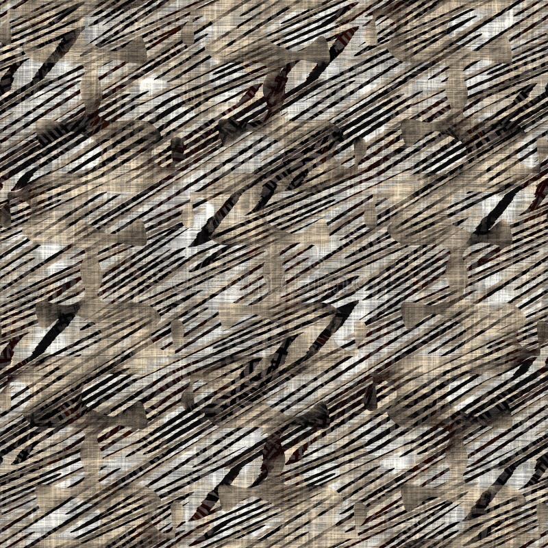 Seamless Modern Sepia Camo Print Texture Background. Worn Mottled ...