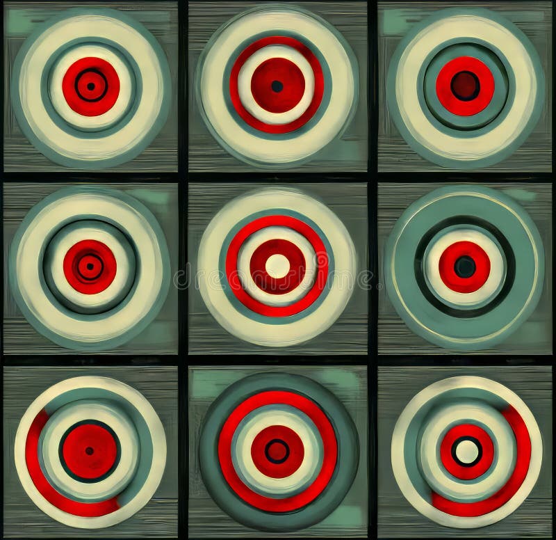 A seamless modern of stylish, playful doodle dots stock image