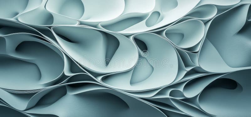 Seamless modern waves form a white abstract wavy texture stock images