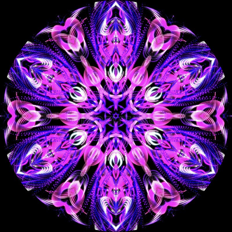 Seamless multicolor pattern with oriental mandala. Floral mandala pattern. Kaleidoscope elements. Relax lifestyle. For spa, massage salons vector illustration Seamless multicolor pattern with oriental mandala. Floral mandala pattern. Kaleidoscope elements. Relax lifestyle. For spa, massage salons vector illustration