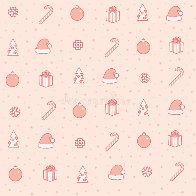 Seamless new year pattern royalty free illustration