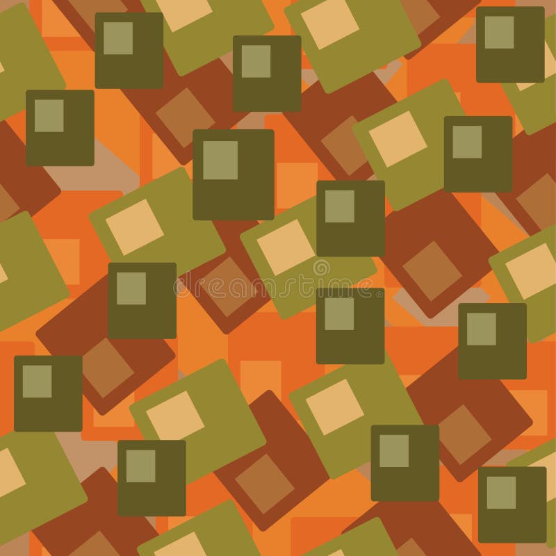 Seamless orange pattern vector illustration
