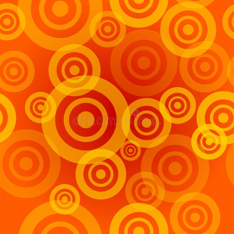 Seamless Orange Pattern vector illustration