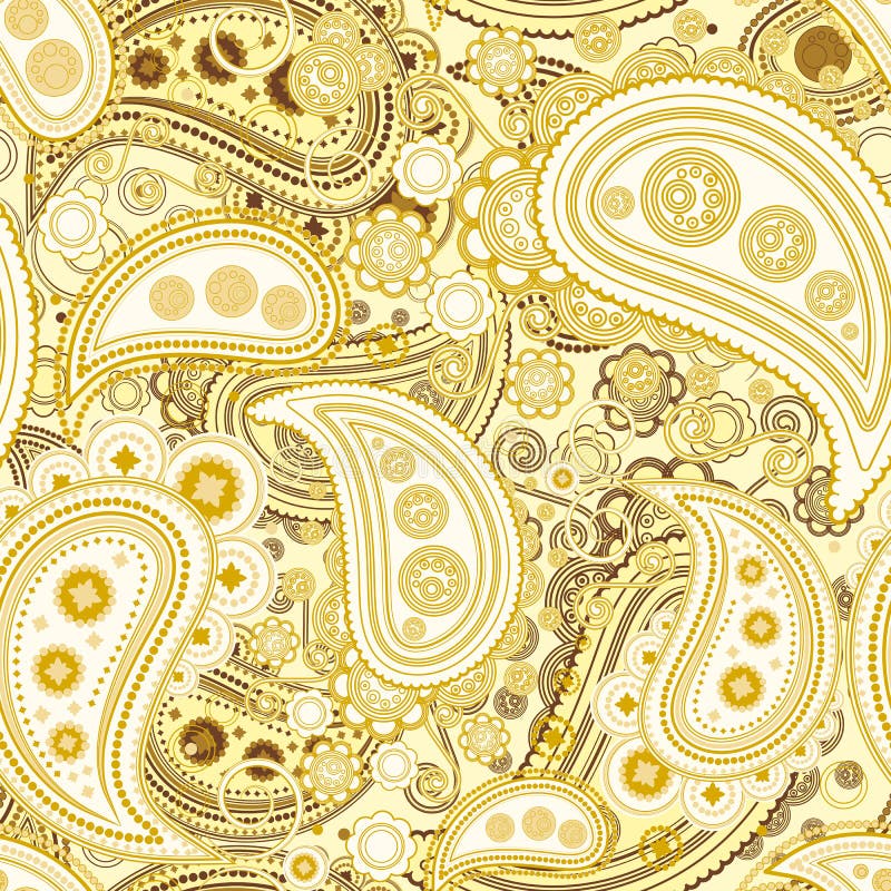 Seamless paisley background