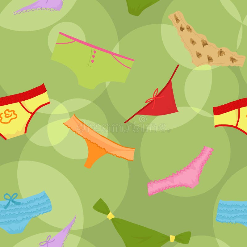 Seamless Panties Background Stock Vector Illustration of lady, fetish