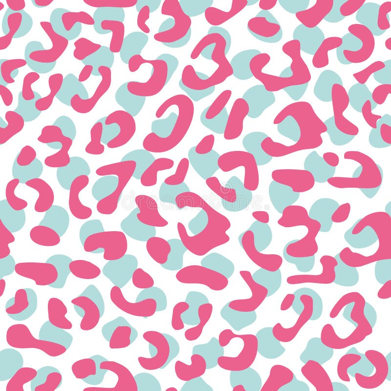 Seamless Pastel Leopard Vector Pattern Design, Animal Pink, White and Mint Blue Tile Print Background Stock Vector - Illustration of decorative, fabric: 154883039 Seamless Pastel Leopard Vector Pattern Design, Animal Pink, White and Mint Blue Tile Print Background Stock Vector - Illustration of decorative, fabric: 154883039