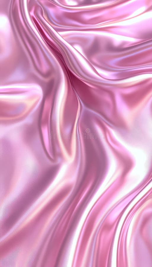 Seamless Pastel Lilac 3D Wave Texture Pattern, Minimalist Design Background, Monochromatic Abstract stock illustration