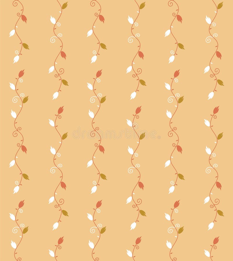 Vector floral seamless pattern, which can be used for any creation backgrounds, including wallpaper. Period botanical vectors