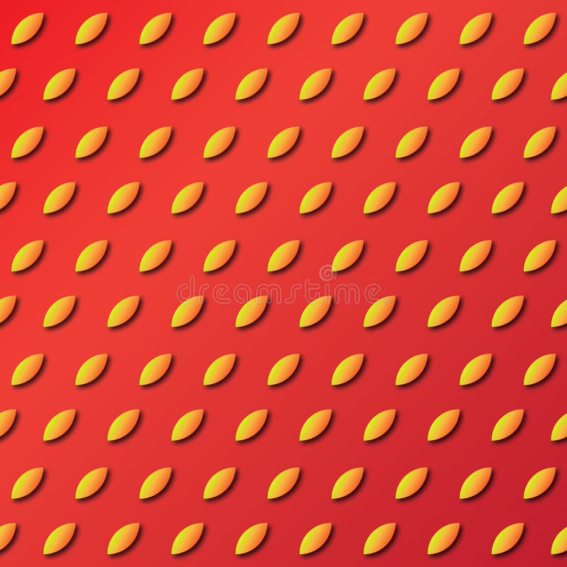 Red Seamless vector strawberry pattern, modern abstract texture, repeating geometric tiles from striped elements. Geometric strawberry vectors