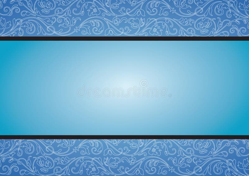 Blue seamless pattern background, vector. Blue islamic design background vectors