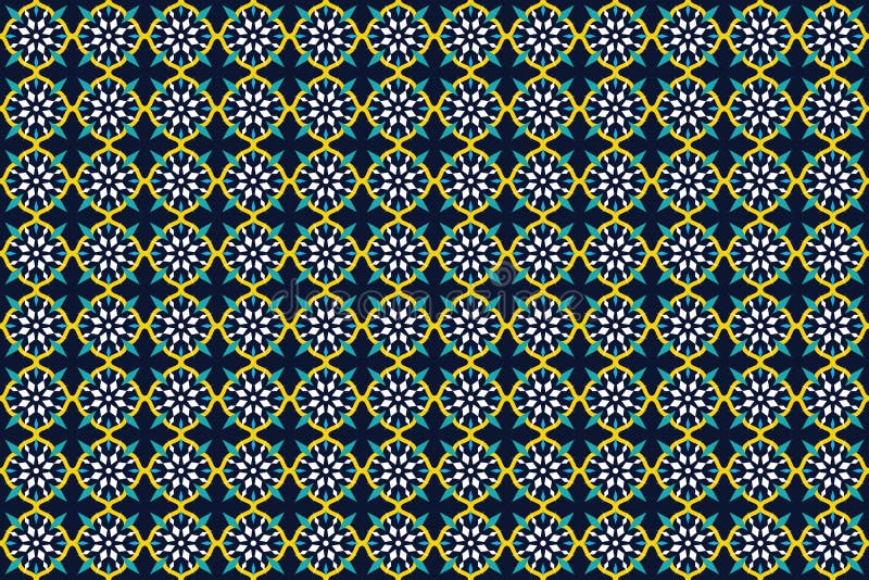 Seamless pattern with abstract geomatric vector