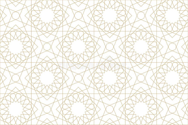 Seamless pattern in authentic arabian illustration style. Seamless pattern in authentic arabian style. Vector illustration