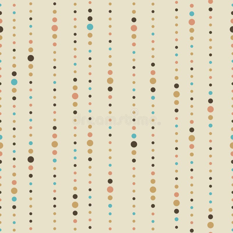 Seamless pattern with beads