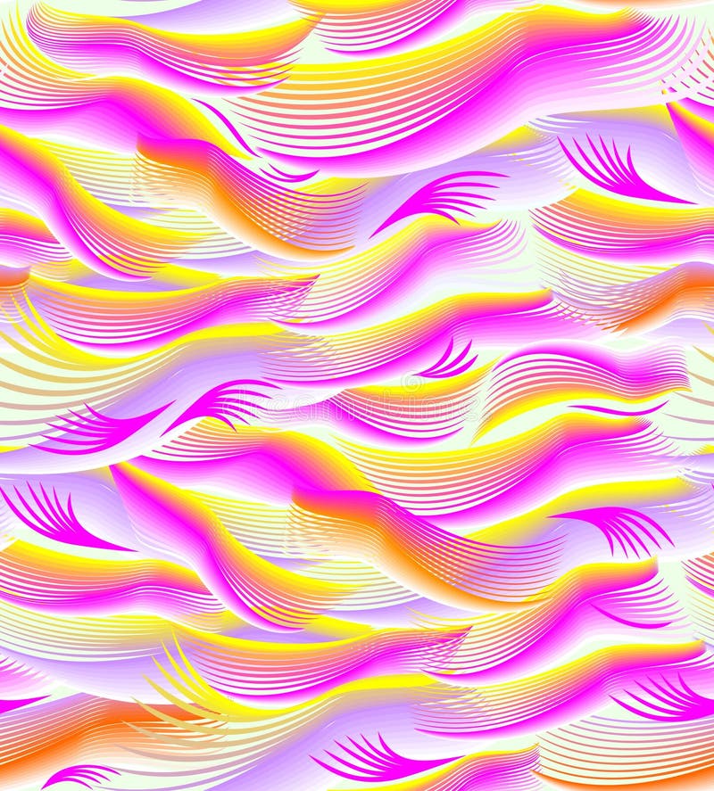 Abstract Pink And Green Seamless Pattern For Wallpaper