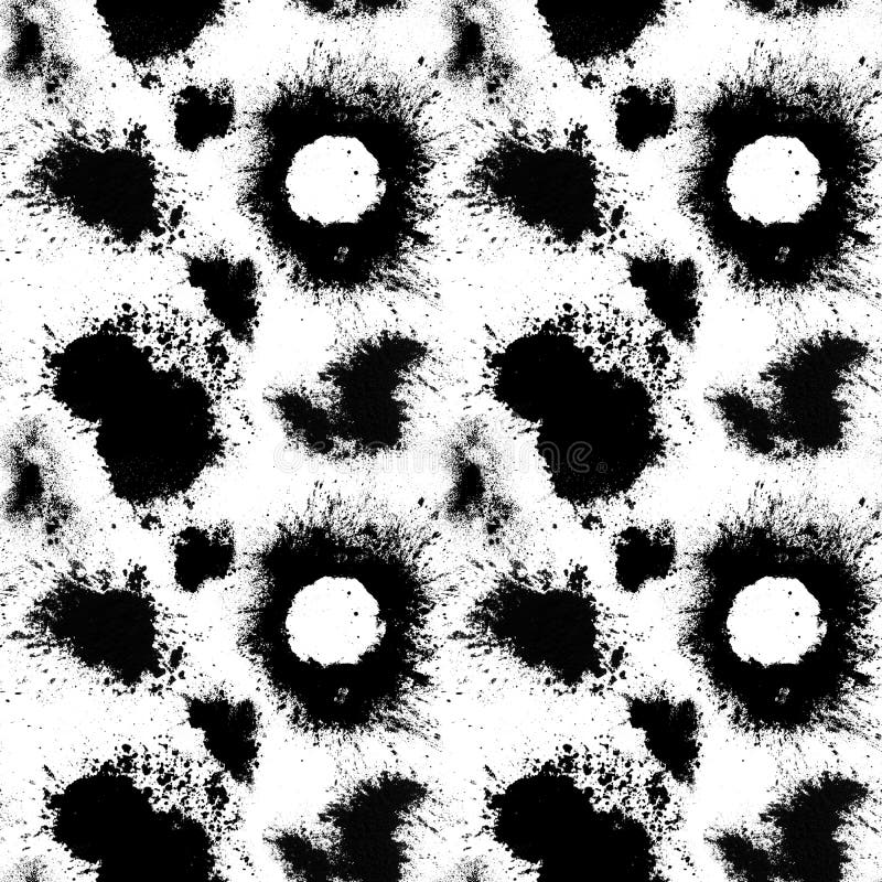 Seamless Pattern With Black Dots On A Scarlet Background Vector Stock Illustration - Download Image Now - iStock