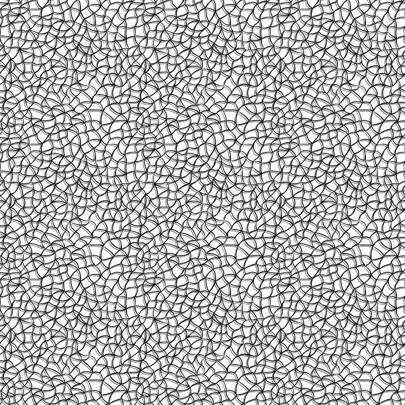 Seamless pattern in black and white color vector illustration