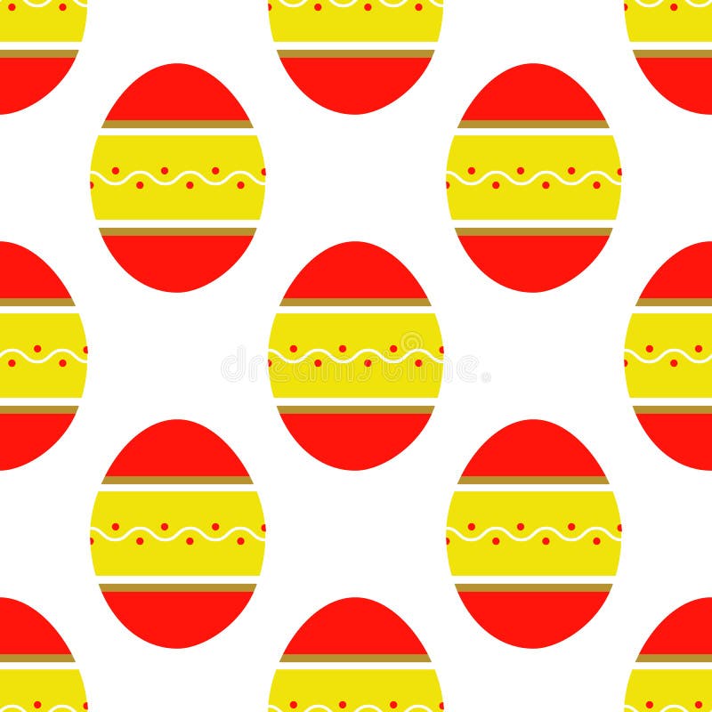 Seamless pattern of colorful bright decorated eggs vector illustration Seamless pattern of colorful bright decorated eggs vector illustration