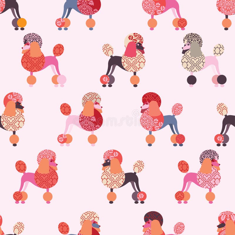 poodle wrapping paper