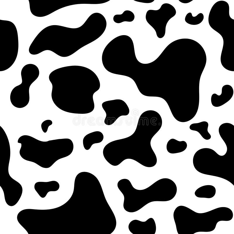 Seamless pattern cow skin
