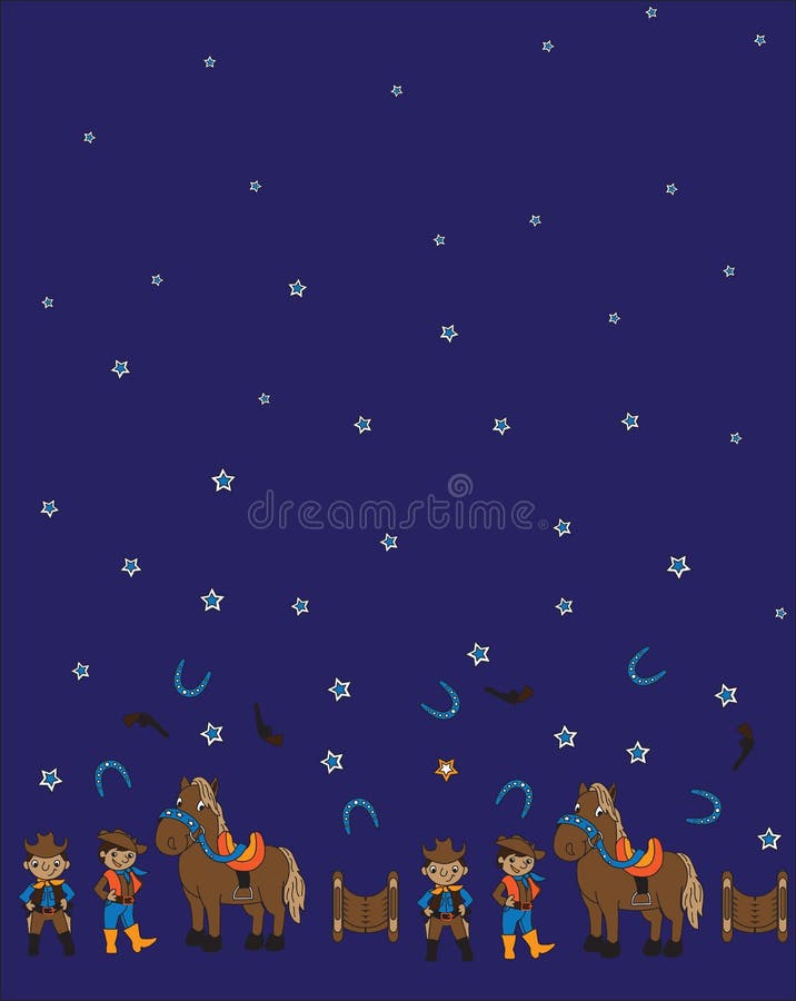 Seamless pattern of cowboy and horse. Seamless pattern vector illustration of cowboy and horse. This background is easily tile and color modifiable stock illustration Seamless pattern of cowboy and horse. Seamless pattern vector illustration of cowboy and horse. This background is easily tile and color modifiable stock illustration