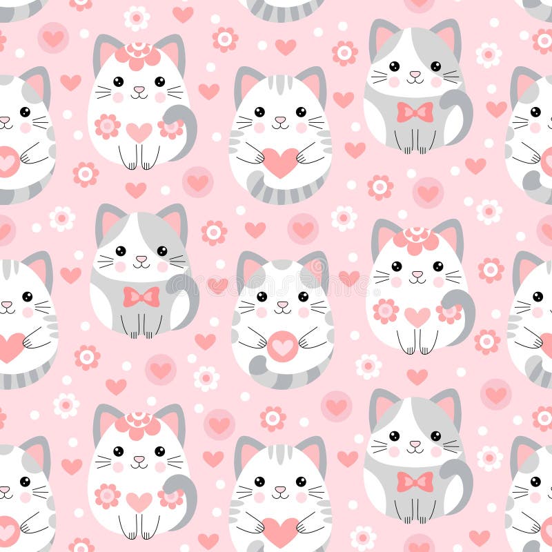 Mèo đáng yêu trên nền hồng là một sự kết hợp hoàn hảo cho những người yêu mèo và màu hồng. Hình ảnh này sẽ làm tăng tinh thần của bạn bất cứ khi nào bạn nhìn vào.