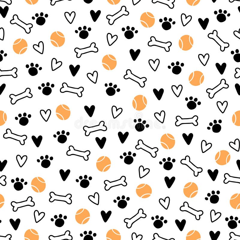 Paw Print Background Vector Art Icons and Graphics for Free Download