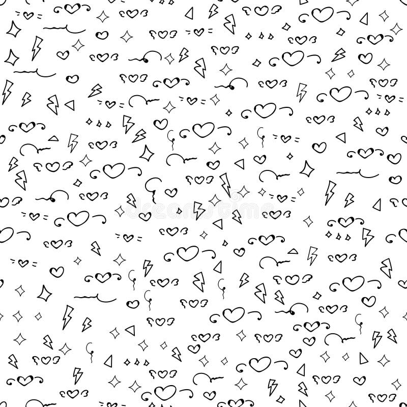 Seamless pattern with cute heart pattern background. vector illustration Seamless pattern with cute heart pattern background. vector illustration