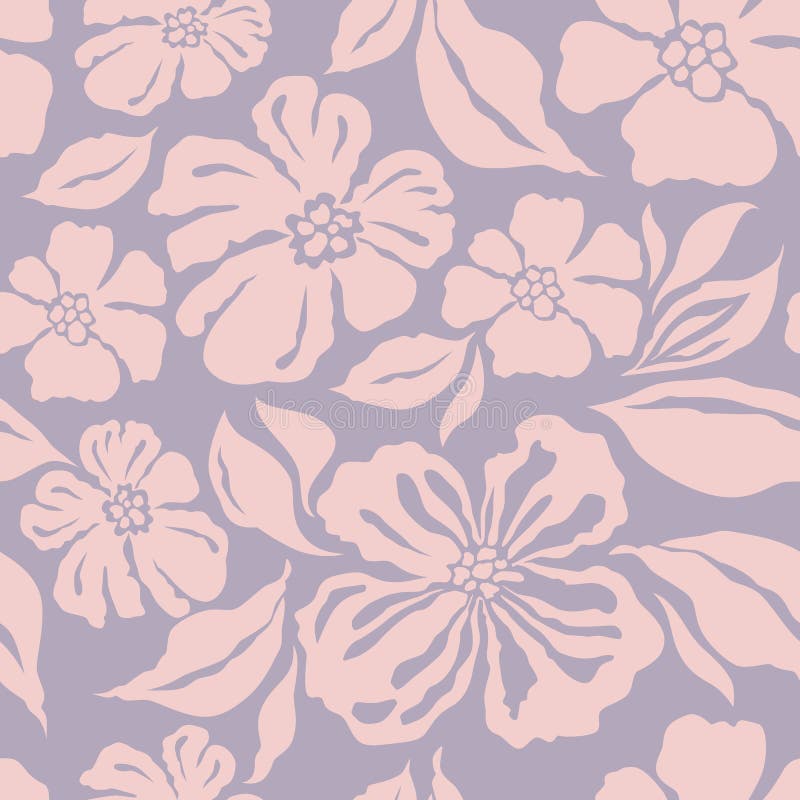 Seamless pattern with decorative ornamental flower