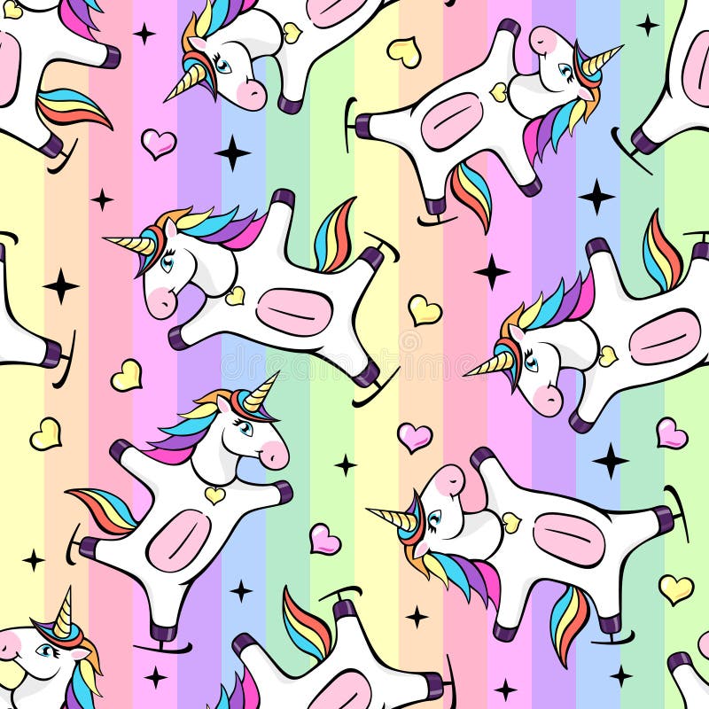 Exquisite Unicorn and rainbows on lilac background Dress