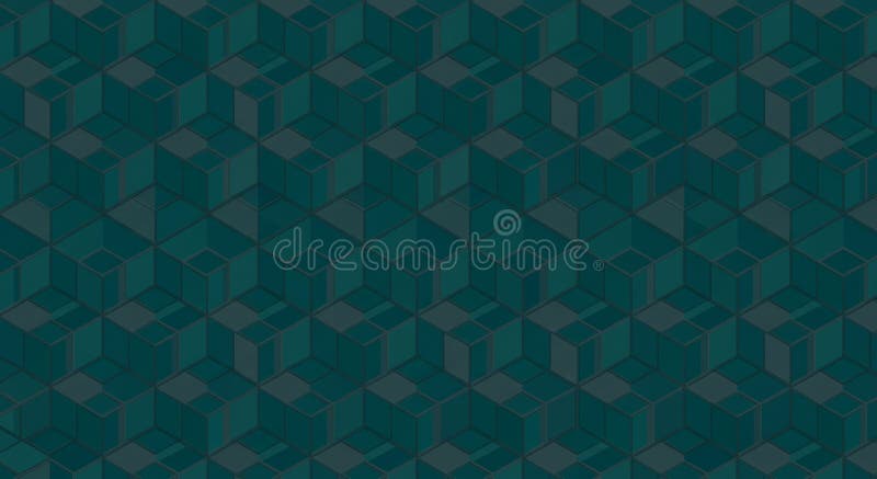 A seamless pattern featuring an array of interconnected hexagonal prisms, creating a stock illustration
