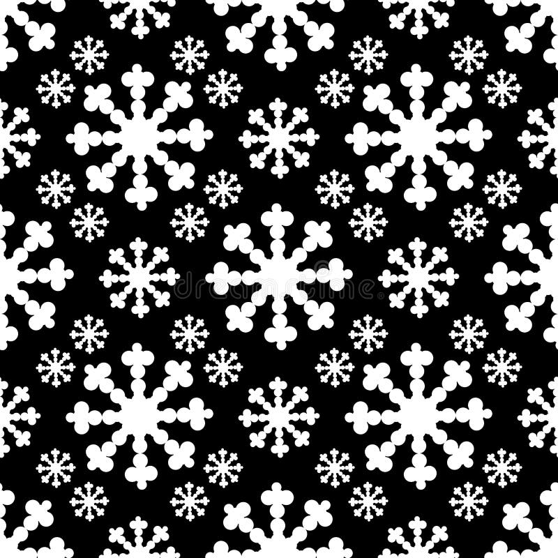 Seamless Pattern with Big Flake. Vector Stock Vector - Illustration of ...