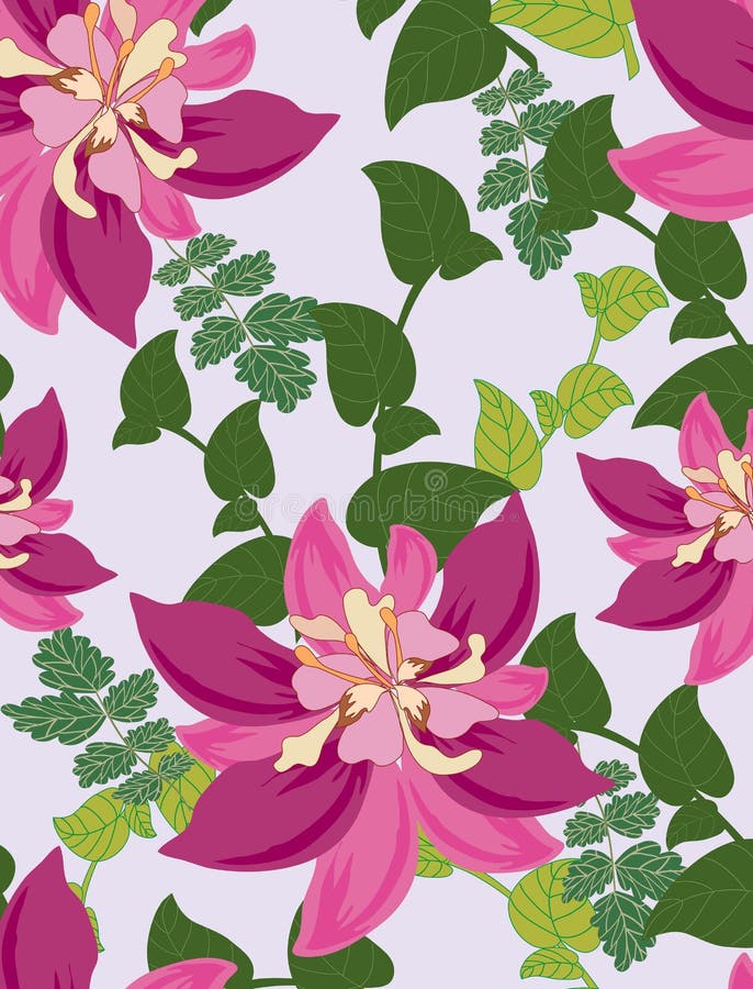 Seamless pattern floral