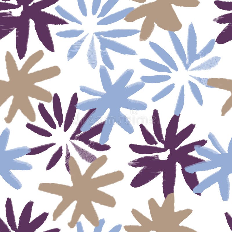 Seamless pattern with flowers