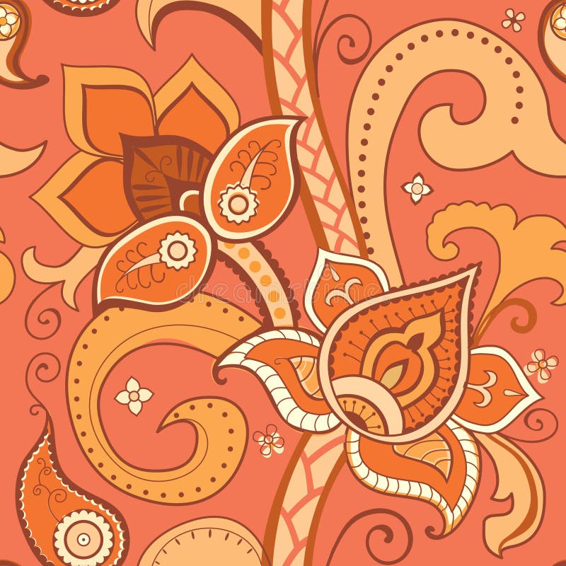 Paisley Pattern stock vector. Illustration of texture - 11767545