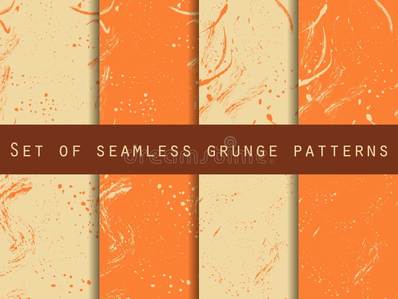 Seamless pattern in grunge style. Seamless pattern with blots and strokes. Set. For wallpaper, bed linen, tiles, fabrics royalty free illustration Seamless pattern in grunge style. Seamless pattern with blots and strokes. Set. For wallpaper, bed linen, tiles, fabrics royalty free illustration
