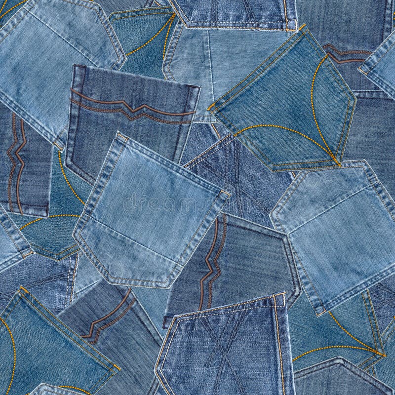 Seamless jeans pattern stock photo. Image of effect, background - 33364514